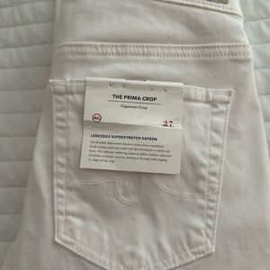 AG jeans white size 27- tags